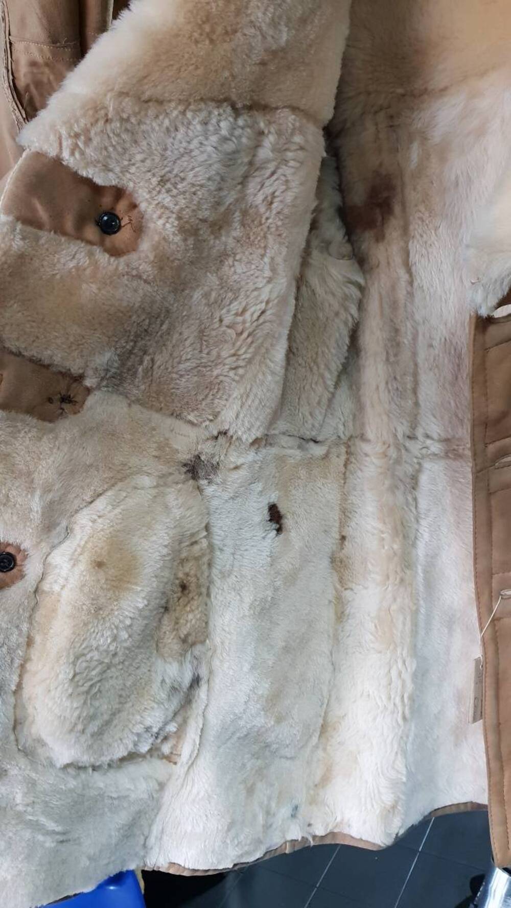 Montone con 6 bottoni beige Artigianale (5)