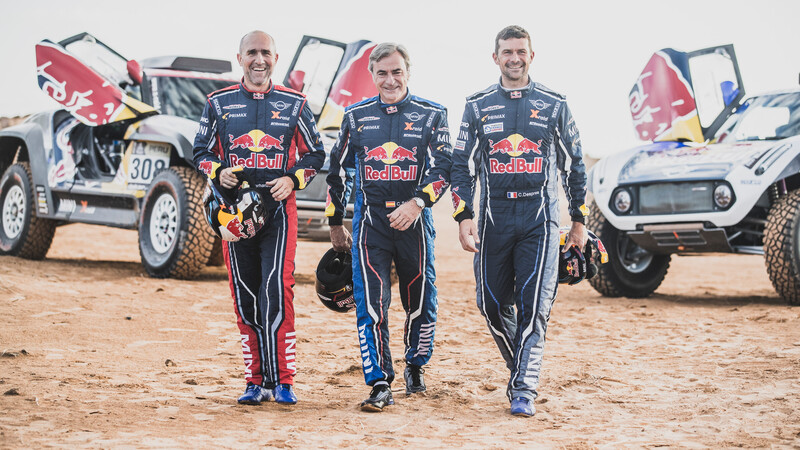 Road To Dakar. Ecco fatto, Sainz, &ldquo;Peter&rdquo;, Despres, tutti con Mini