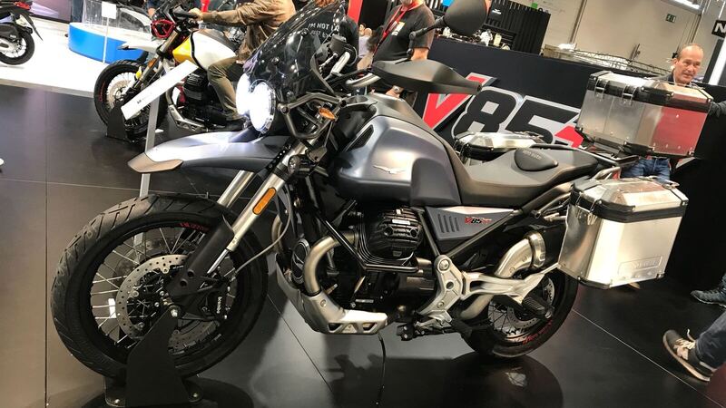 Moto Guzzi V85 TT a Intermot Colonia (VIDEO)