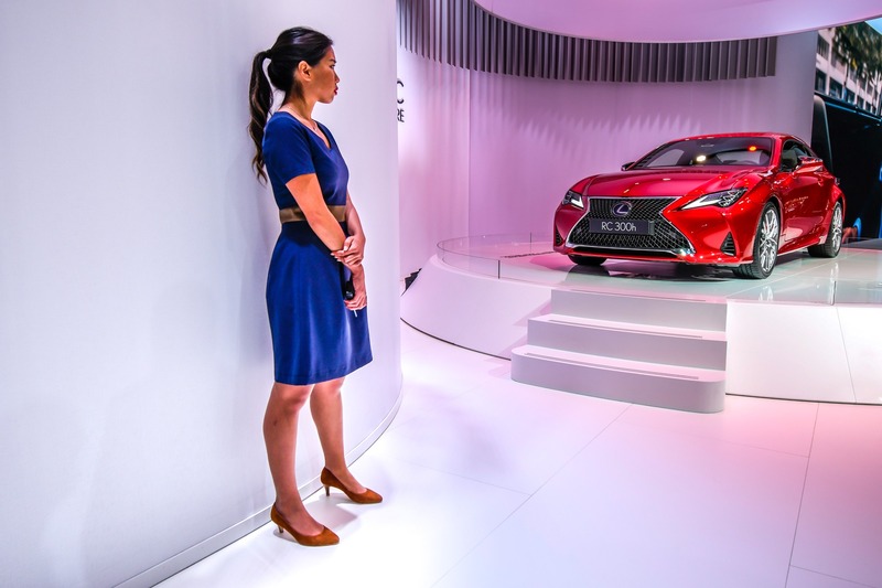 Lexus RC coup&eacute; al Salone di Parigi 2018