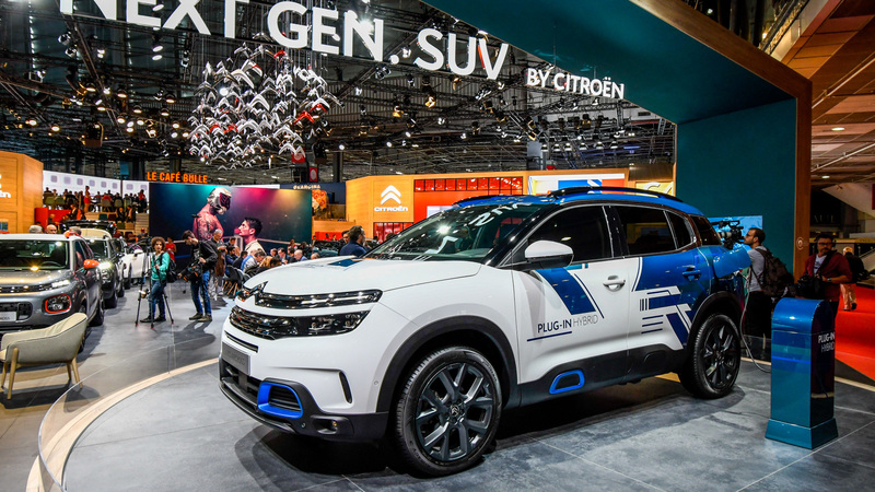 Citroen C5 Aircross Hybrid al Salone di Parigi 2018