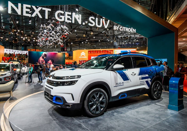 Citroen C5 Aircross Hybrid al Salone di Parigi 2018