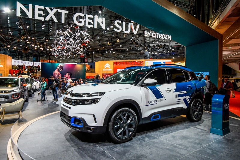 Citroen C5 Aircross Hybrid al Salone di Parigi 2018