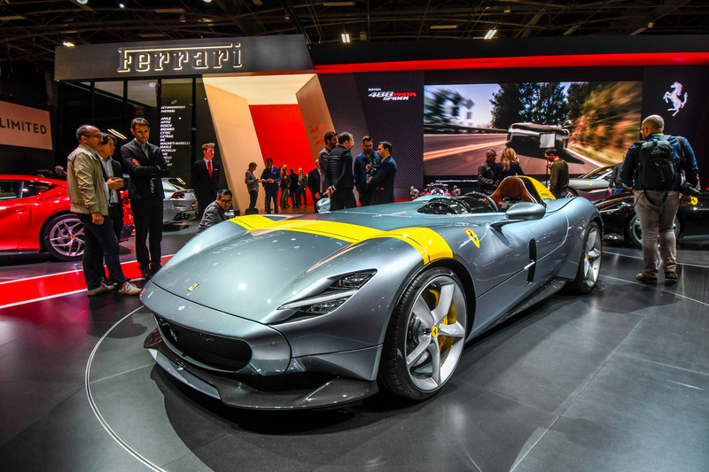 La Ferrari Monza SP1, fuoriserie monoposto derivata dalla 812 Superfast. E&#039; disponibile anche in versione biposto, la Monza SP2