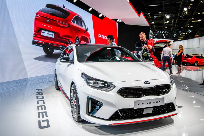 La nuova Kia ProCeed, presentata dal costruttore coreano come una &quot;shooting brake&quot; familiare