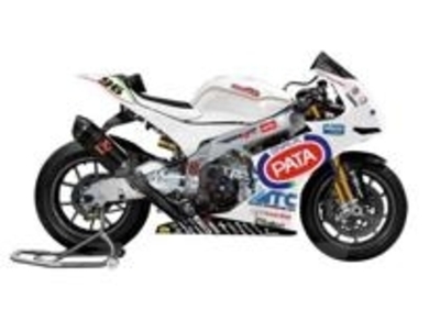 L'Aprilia RSV4 Pata con cui Smrz correrà a Brno