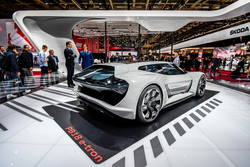 Audi PB18 e-tron al Salone di Parigi 2018