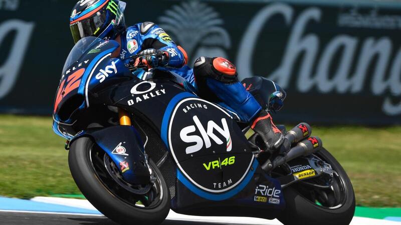 Bagnaia vince in Moto2 e Di Giannantonio in Moto3