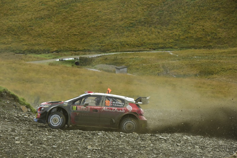 WRC 2018/Citroen. Galles Finale. Breen 4&deg;, Ostberg 8&deg;, C3 WRC in ascesa