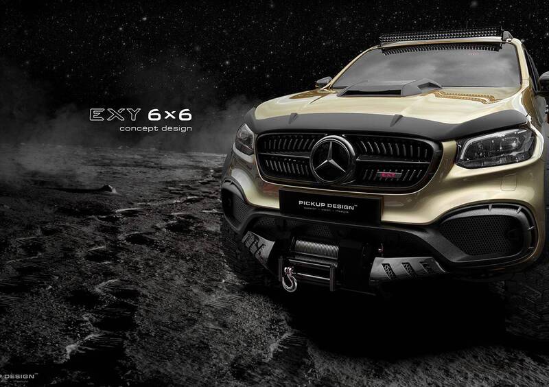 Mercedes Classe X 6x6 by Carlex. Roba da duri