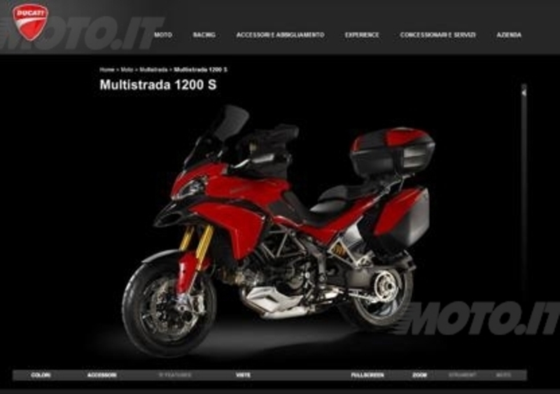 Alla scoperta del nuovo sito Ducati