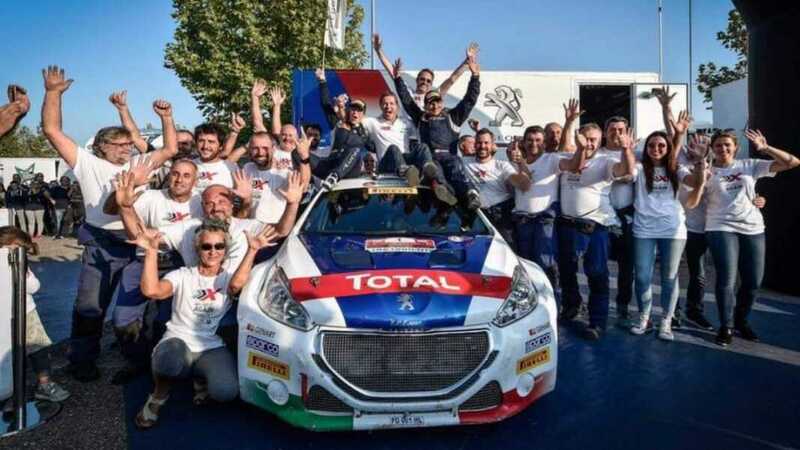 CIR 2018. Andreucci-Andreussi-Peugeot- Campioni d&#039;Italia