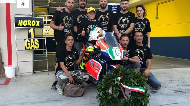 FullMoto Squadra Corse: Alessandro Morosi vince il titolo Premoto3 250 4t ELF CIV