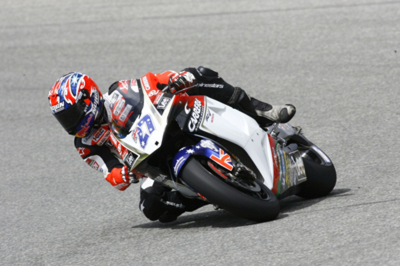 Stoner sulla Honda RC211V del team LCR