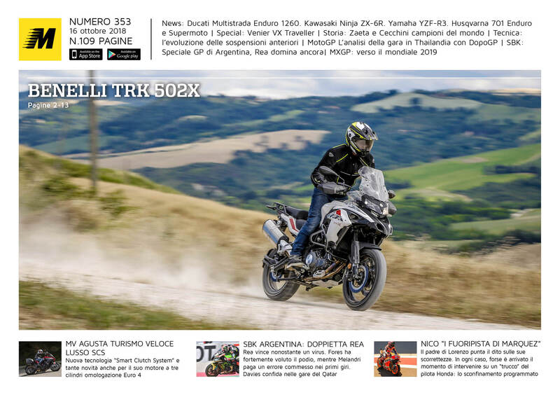 Magazine n&deg; 353, scarica e leggi il meglio di Moto.it 