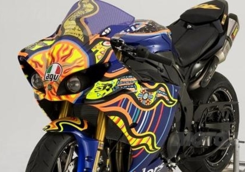 All&#039;asta la Yamaha YZF-R1 di Valentino Rossi