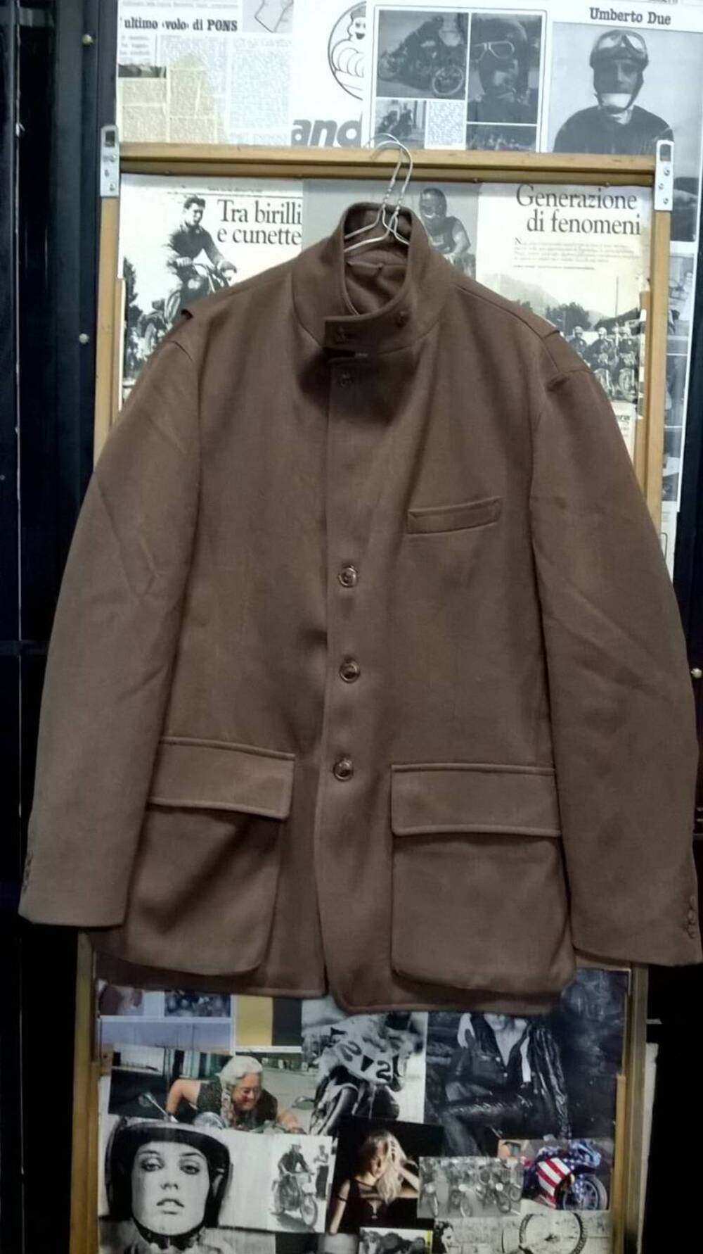 Giacca Blue Chic marrone in lana