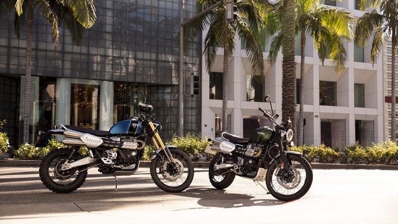 Triumph Scrambler 1200 XC e XE: foto, dati e video