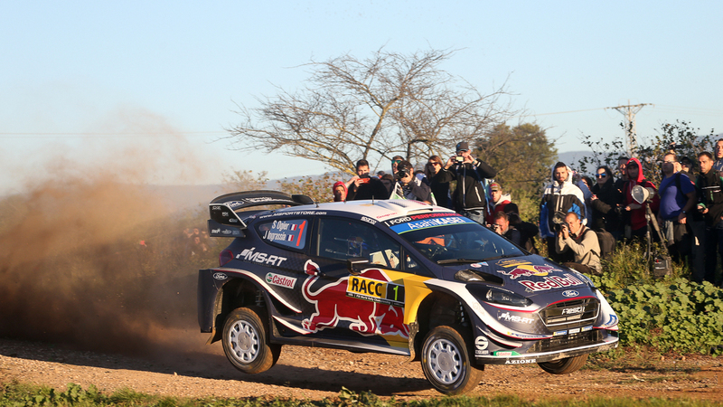 WRC18 RallyRACC Catalunia. Super Special Stage a Ogier (Fiesta M-Sport)