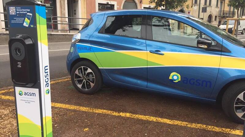 Ricarica auto elettriche: a Verona 7 colonnine veloci, con target 100