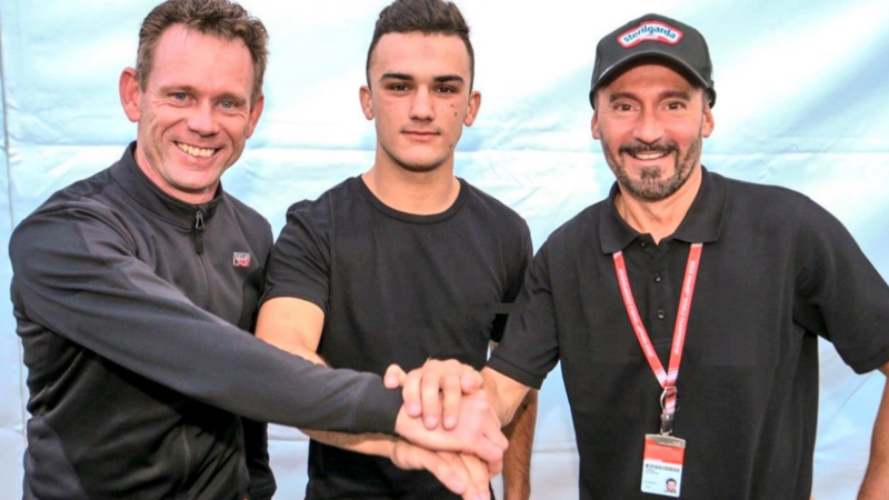 Max Biaggi in Moto3 con Canet e KTM