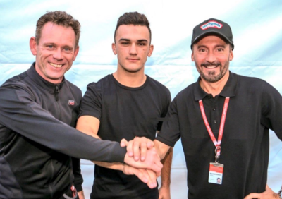 Max Biaggi in Moto3 con Canet e KTM