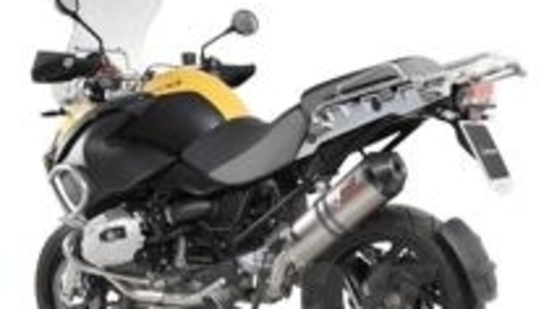 Scarico MIVV Oval Carbon Cap per BMW R1200GS