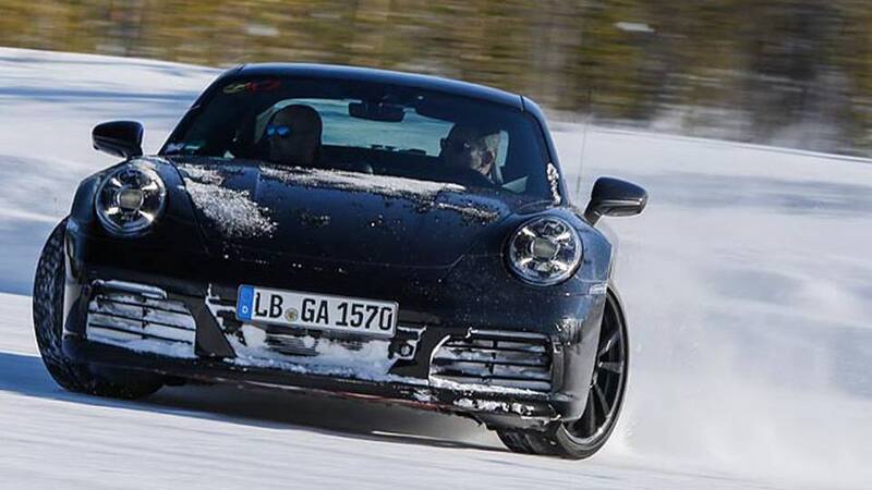 Porsche 911 992, la sportiva spremuta nei test