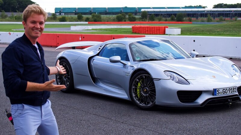 Nico Rosberg al volante della Porsche 918 Spyder [Video]