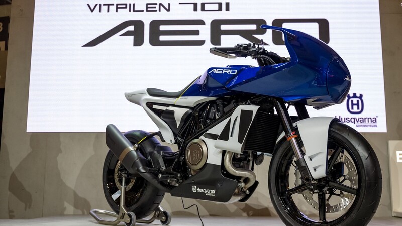 EICMA 2018: Husqvarna Vitpilen 701 Aero, foto del concept