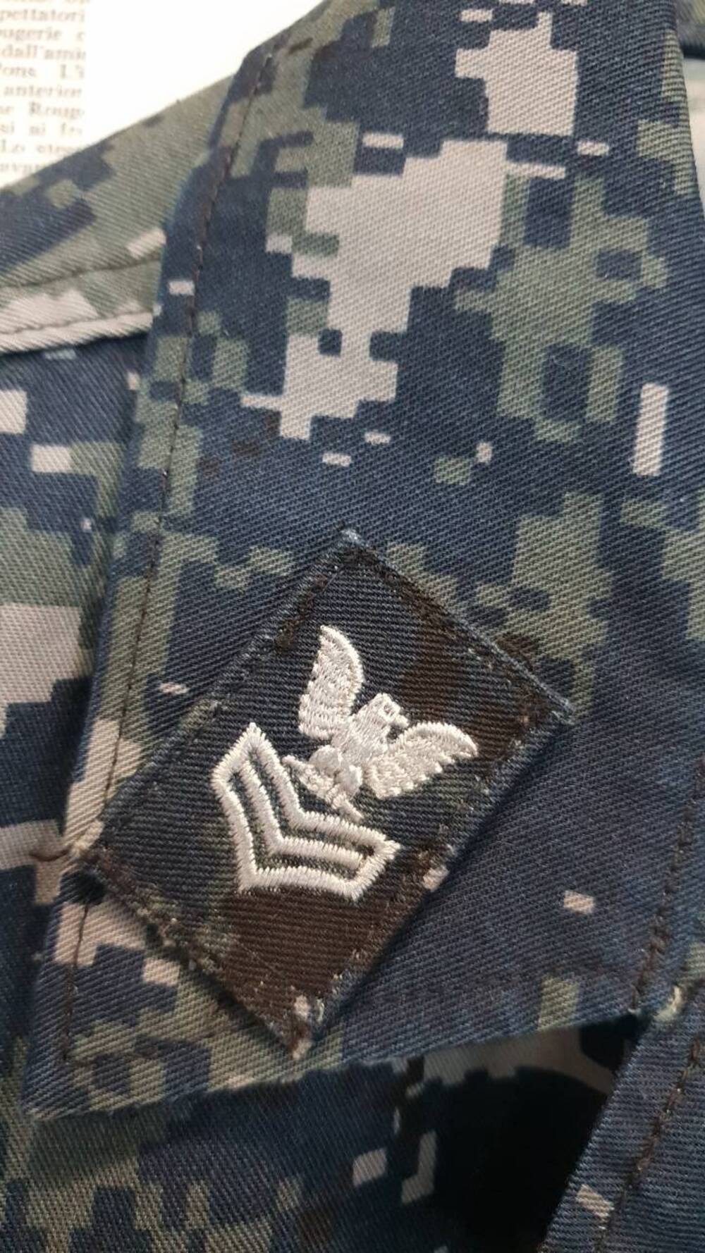 Giacca Militare blu americana US Navy Tg M (6)