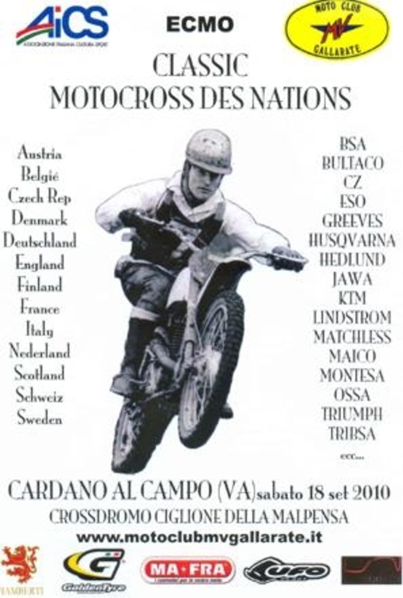 Classic Motocross des Nations al Ciglione di Malpensa