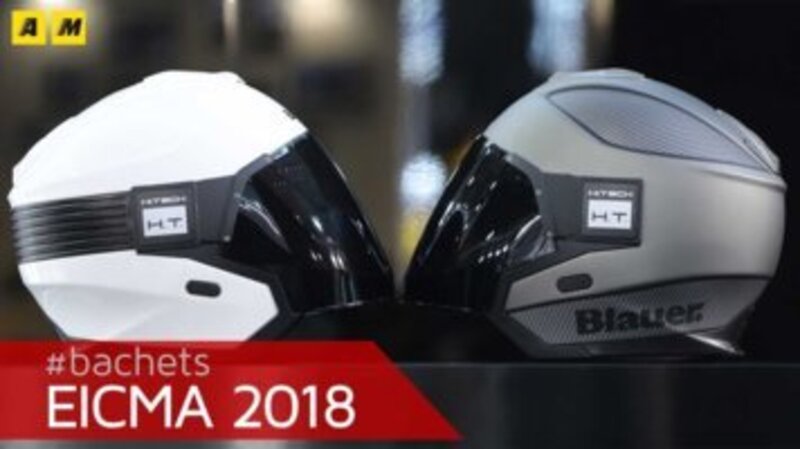 Blauer HT a EICMA 2018 con i nuovi caschi Hacker e Solo