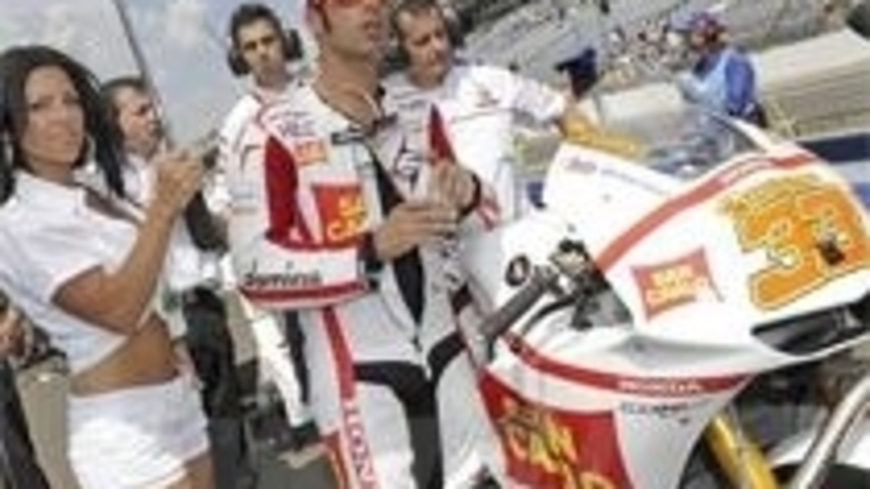 Marco Melandri si scusa con Loris Capirossi