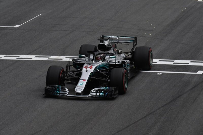 Hamilton al GP del Brasile 2018