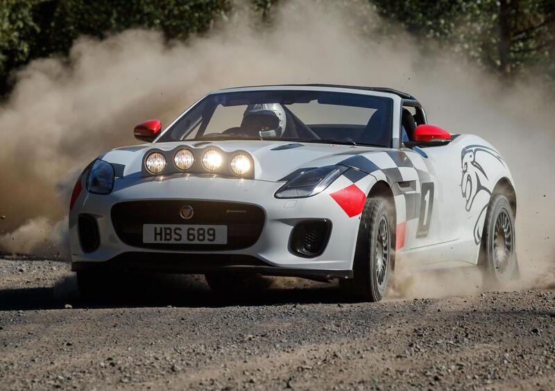 Jaguar ha costruito due F-Type da rally 