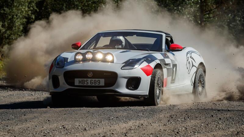 Jaguar ha costruito due F-Type da rally 