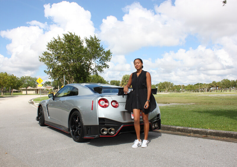 Nissan GT-R Nismo, con Naomi Osaka per gli allenamenti 