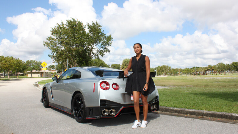 Nissan GT-R Nismo, con Naomi Osaka per gli allenamenti 