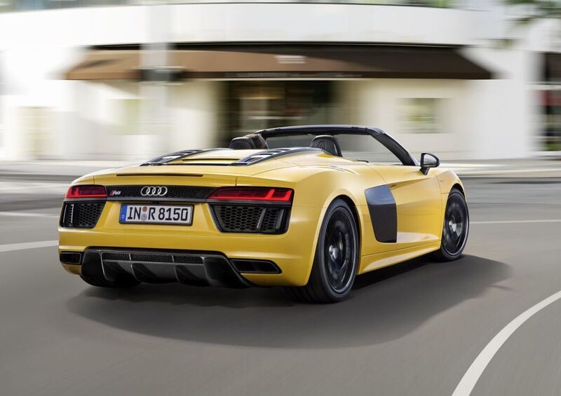 Nuova Audi R8 Spyder, la scoperta