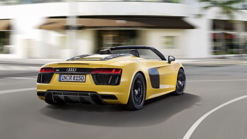 Nuova Audi R8 Spyder, la scoperta