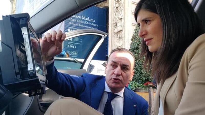 Torino, un&#039;Alfa Romeo Giulietta &quot;sparamulte&quot;