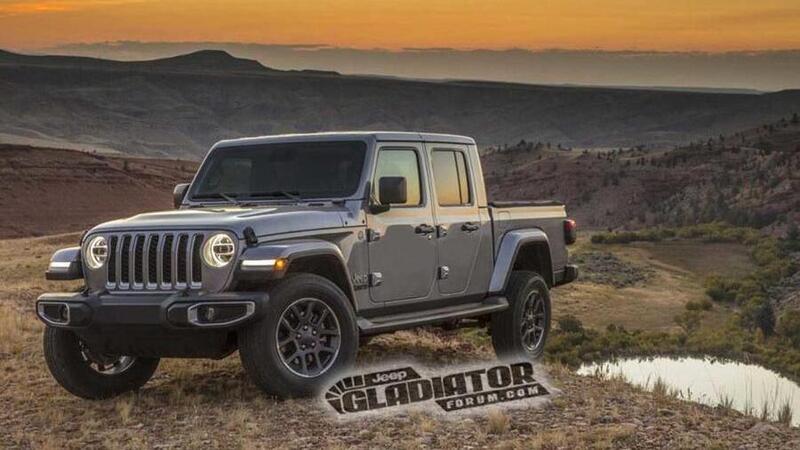 Jeep Gladiator, ecco le immagini trapelate dal sito ufficiale
