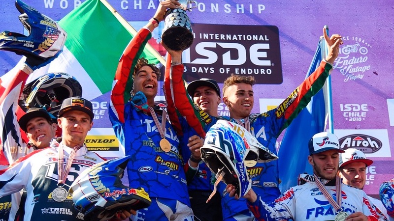 ISDE 2018, Maglia Azzurra, Day 6: Campioni del mondo Junior!