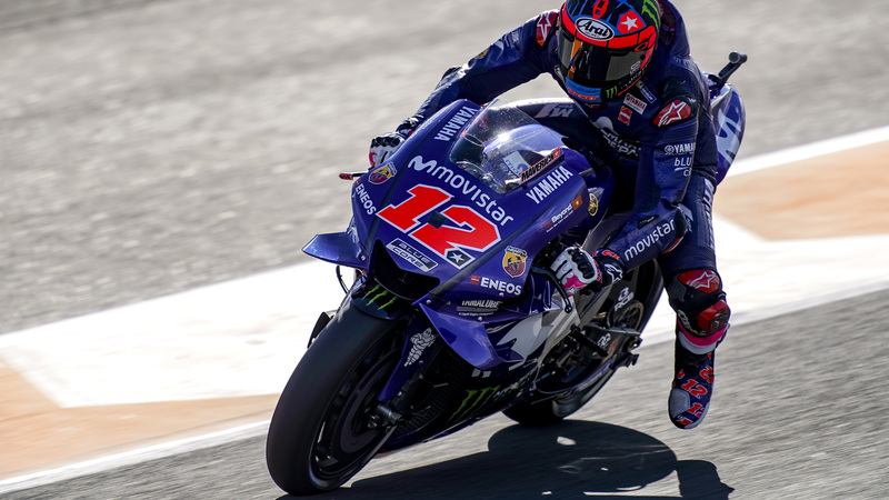 Test MotoGP. Vi&ntilde;ales chiude in testa anche nel Day 2