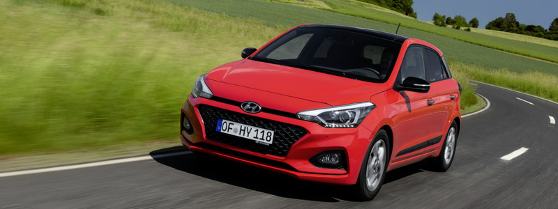 Un&#039;immagine dinamica della Hyundai i20