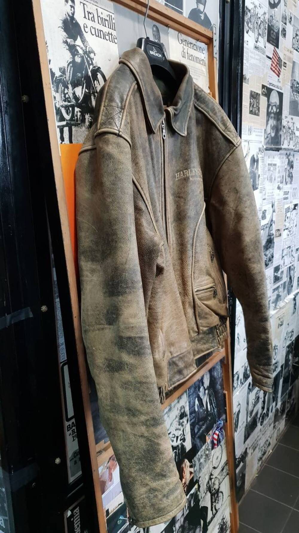 Giacca Bomber in pelle Harley-Davidson Tg L (2)