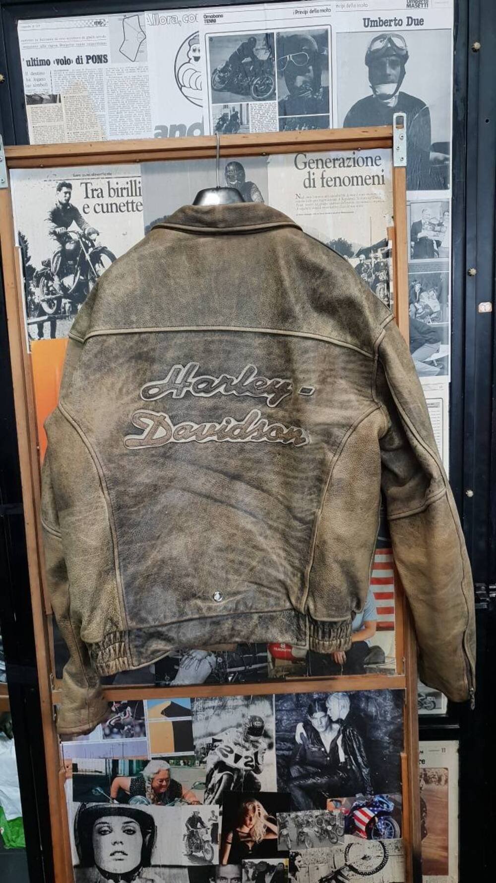 Giacca Bomber in pelle Harley-Davidson Tg L (5)