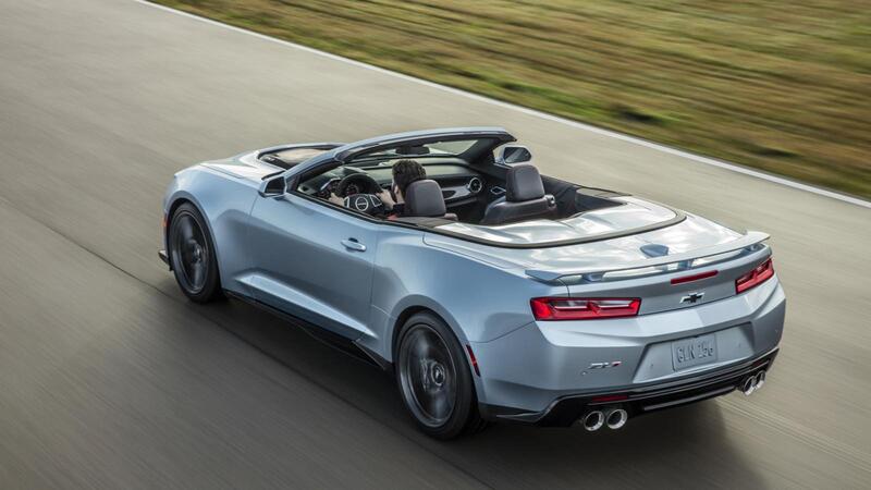 Chevrolet Camaro ZL1 cabrio: a sorpresa al Salone di New York