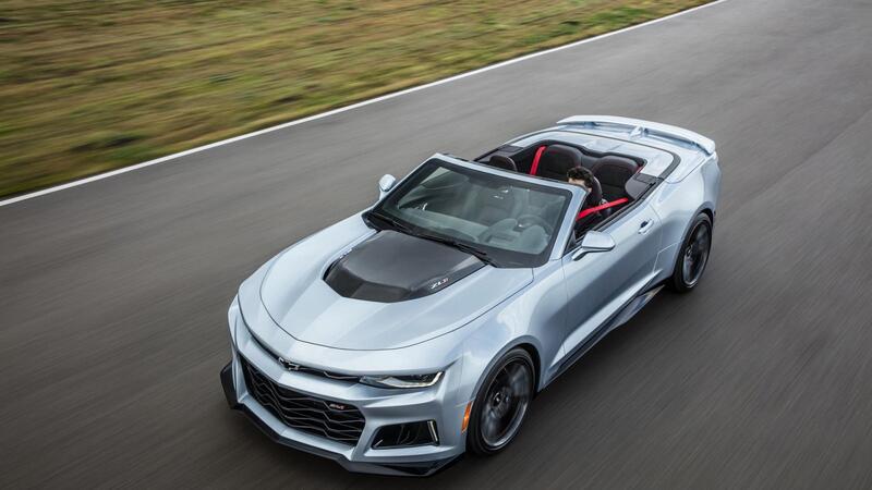 Chevrolet Camaro ZL1 cabrio: a sorpresa al Salone di New York